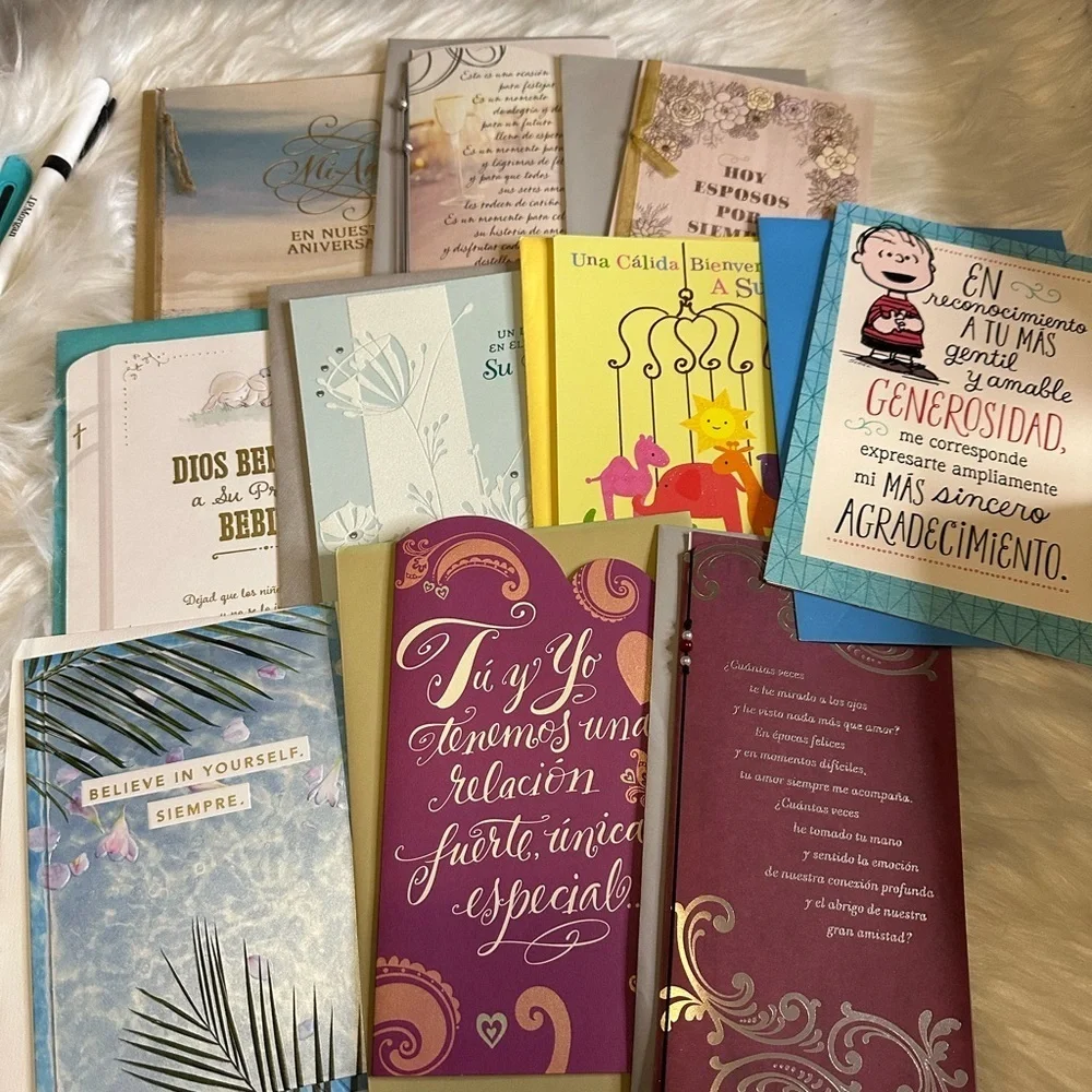 🩵5/$8 Spanish Colorful Inspirational Journals Set